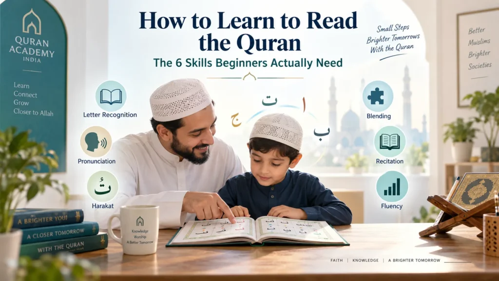 How to Learn to Read the Quran: The 6 Skills Beginners Actually Need